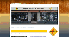Desktop Screenshot of maisondelapresse-harnes.com